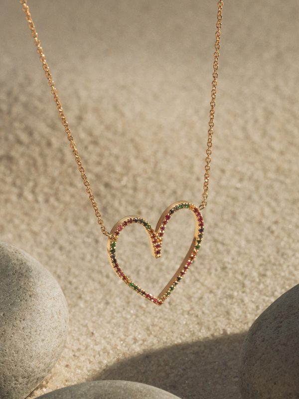 Collar LOVE arcoiris
