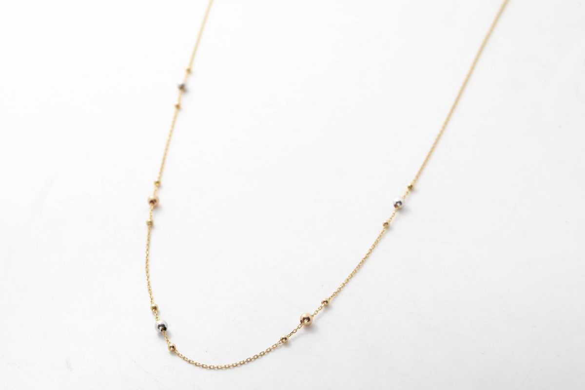 COLLAR ORO TRICOLOR