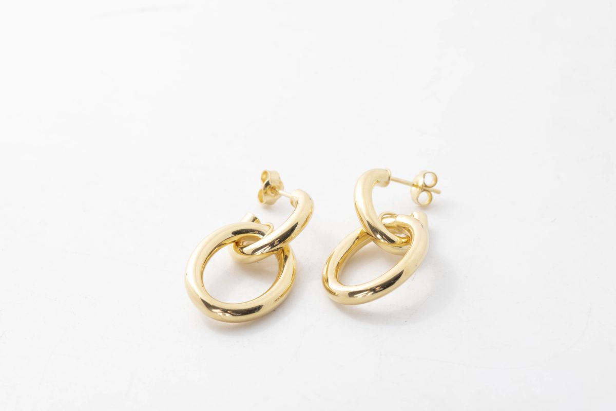 ARETES EN ORO AMARILLO