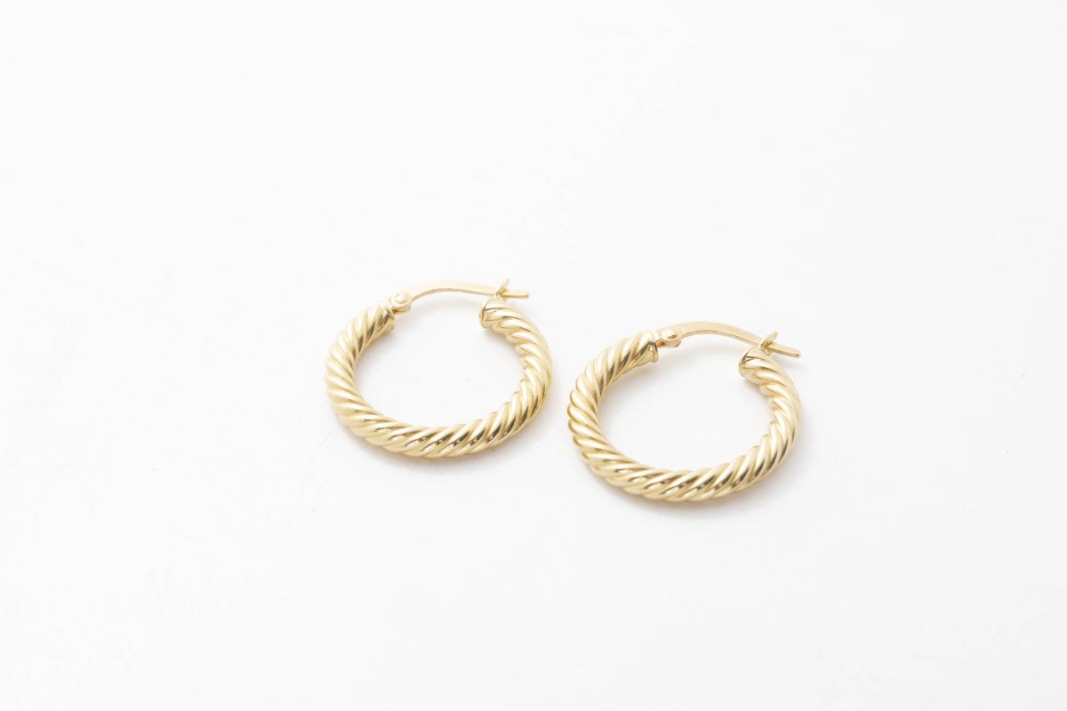 Argollas en oro amarillo