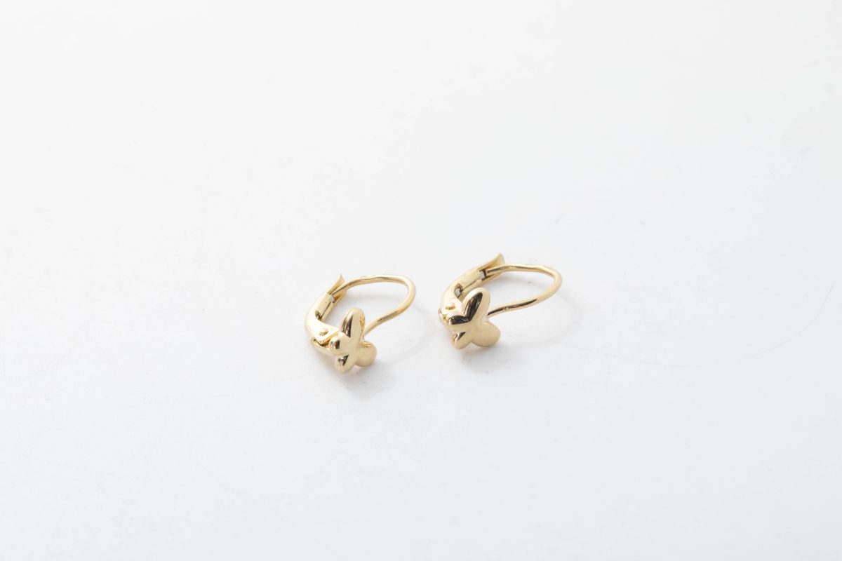 Aretes con mariposas