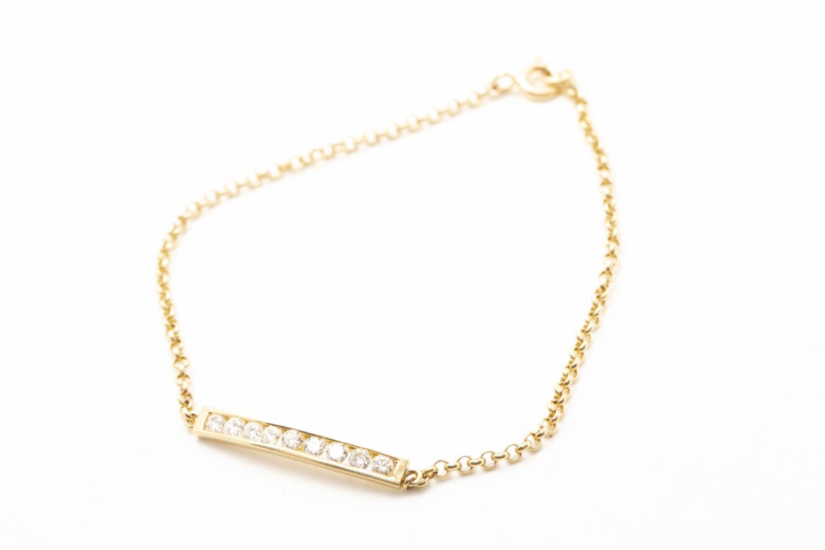 Pulsera con diamantes