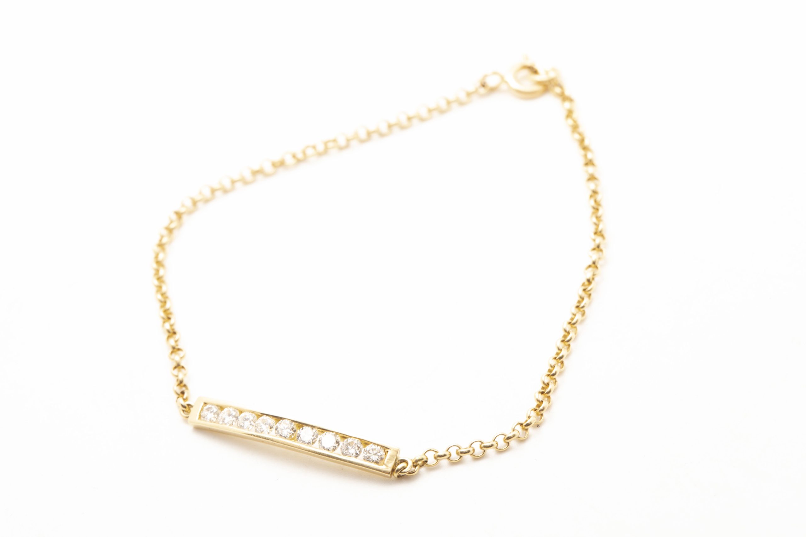 Pulsera con diamantes