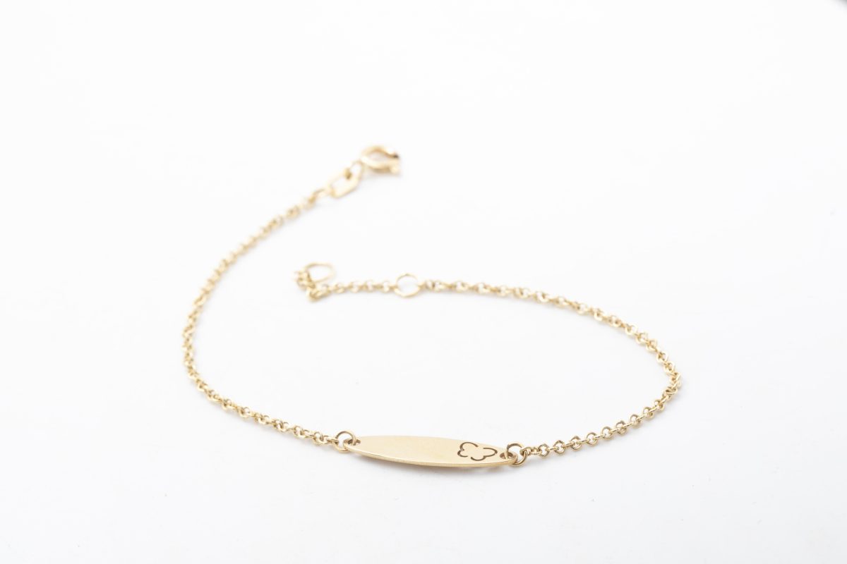 Pulsera con placa