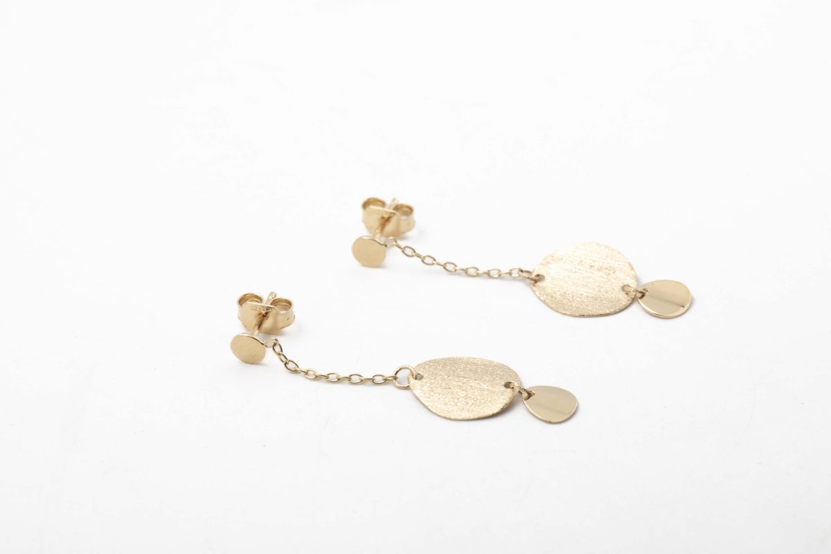 Aretes en oro amarillo