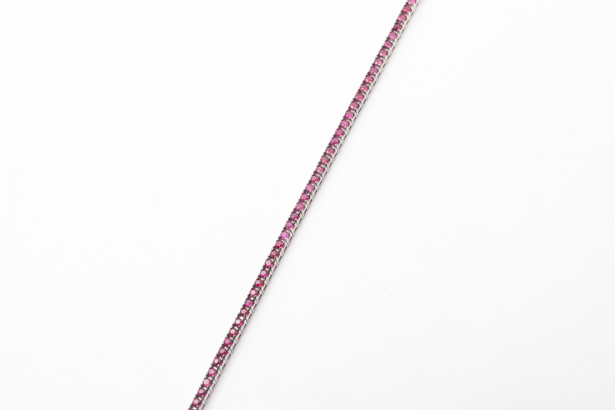 Pulsera tenis de rubís