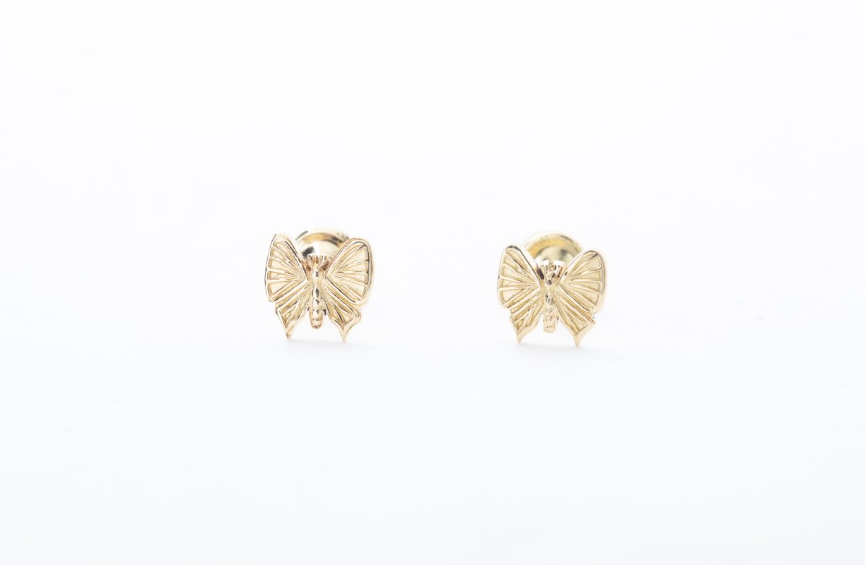 Aretes mariposa