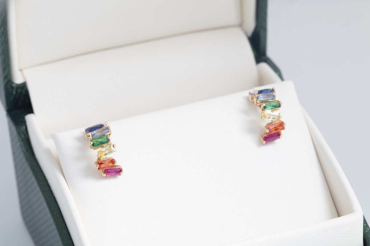 Aretes arcoiris