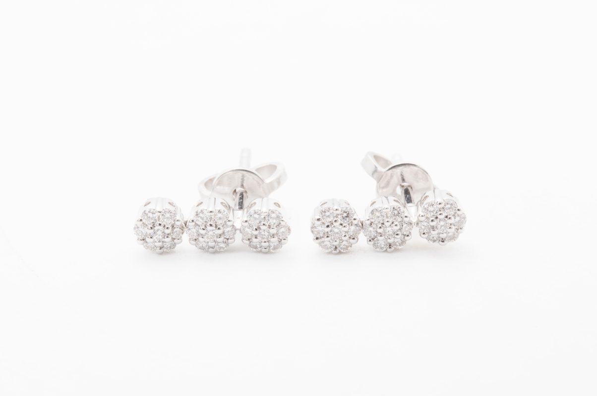 ARETES CON BRILLANTES