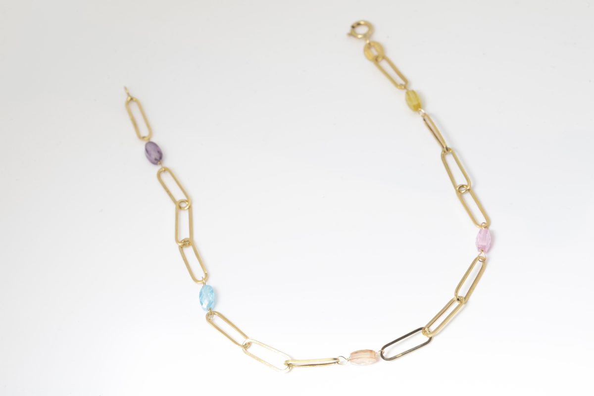 Pulsera con cristales