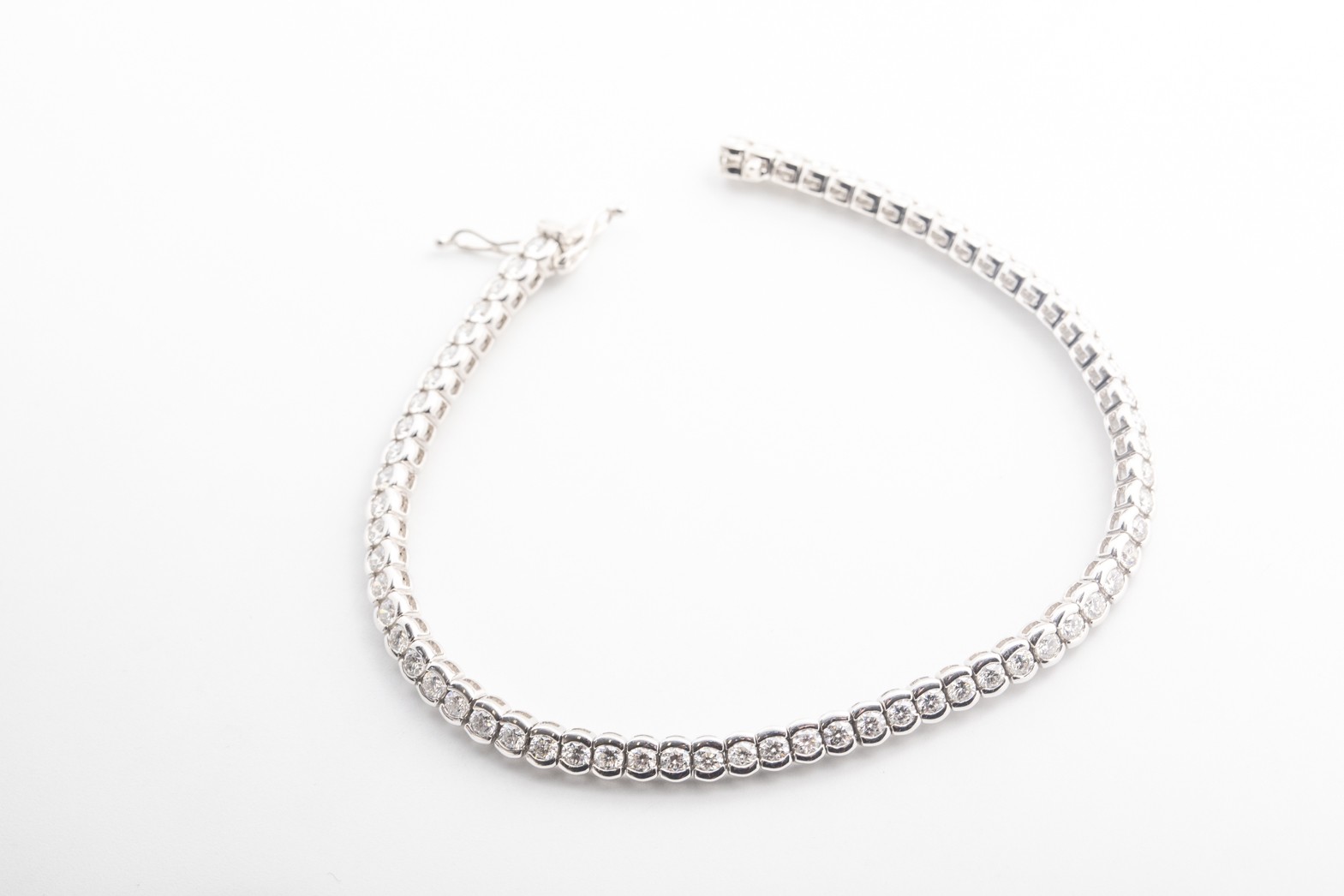 Pulsera tenis con brillantes