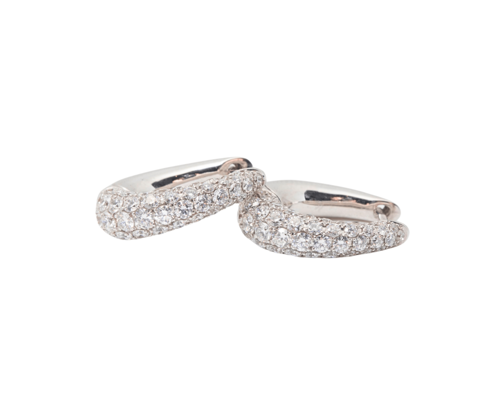 Argollas con diamantes