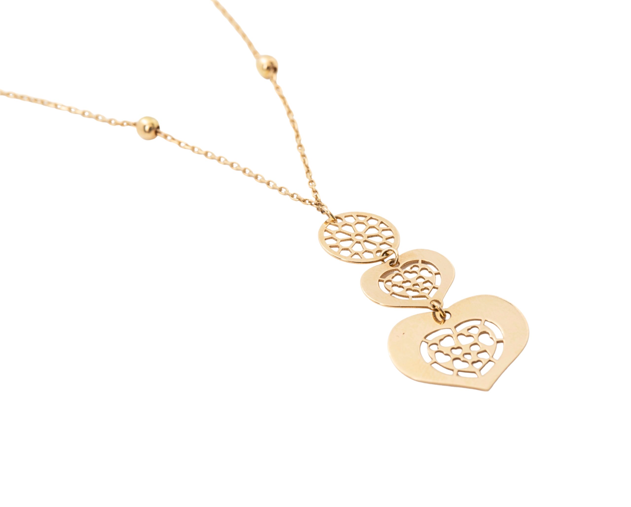 Collar dos corazones