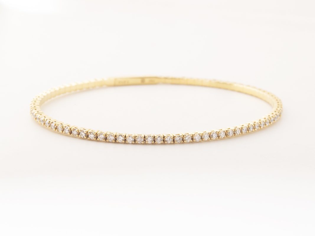 Pulsera tennis con diamantes