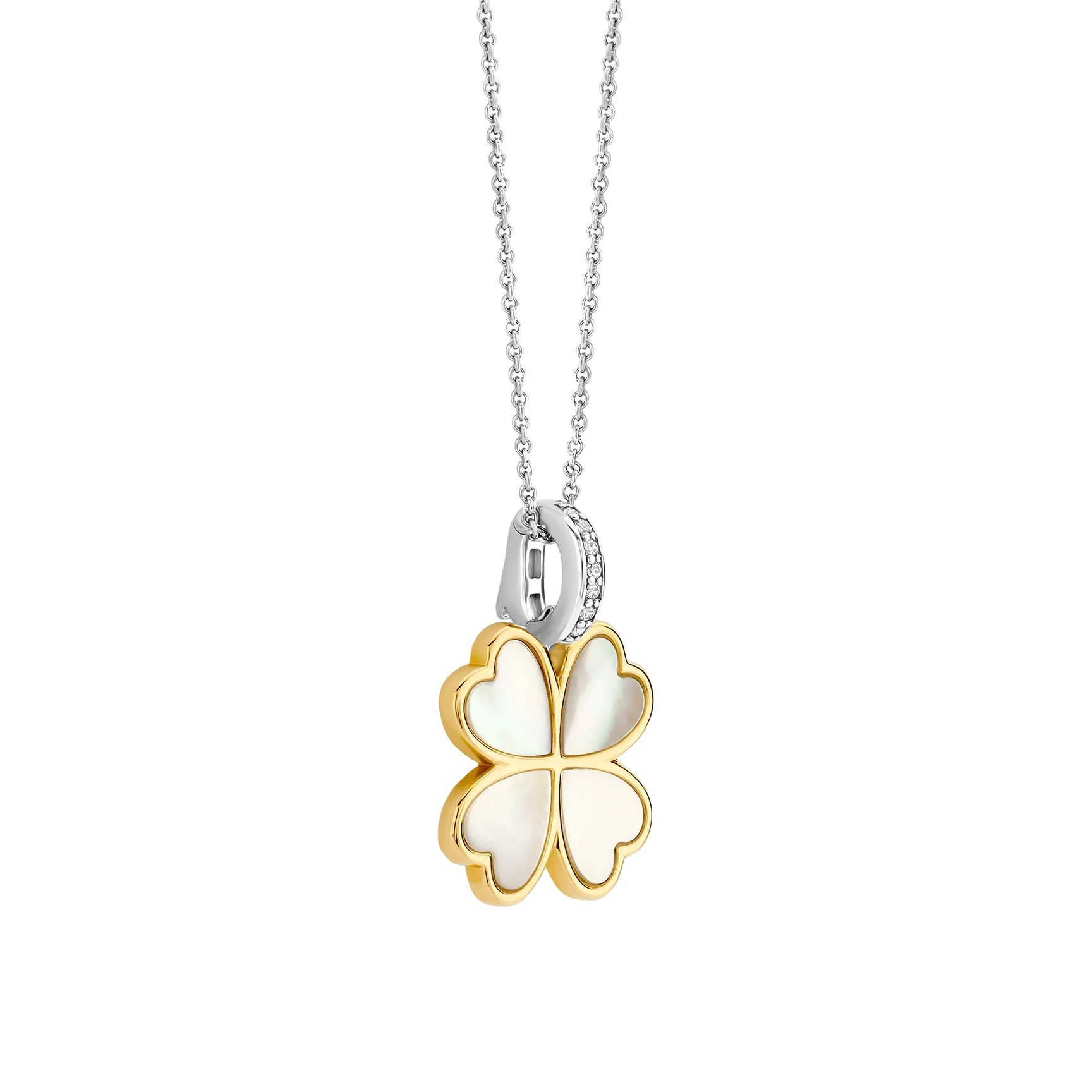 Ti Sento - Clover Necklace with pendant