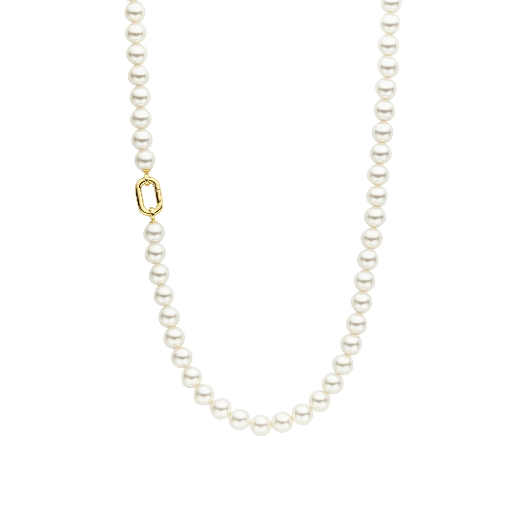 Ti Sento - Long Pearl Necklace with chain 90cm
