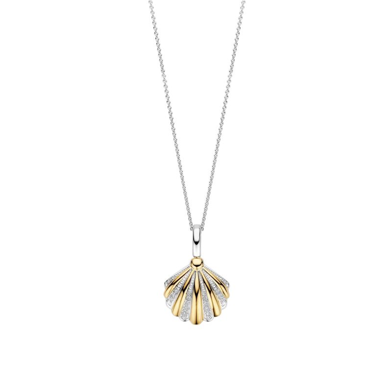Ti Sento - Shell Necklace with pendant