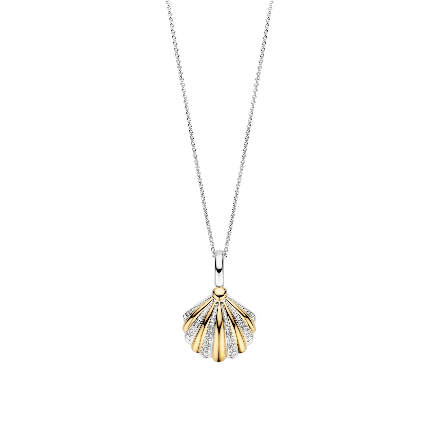 Ti Sento - Shell Necklace with pendant