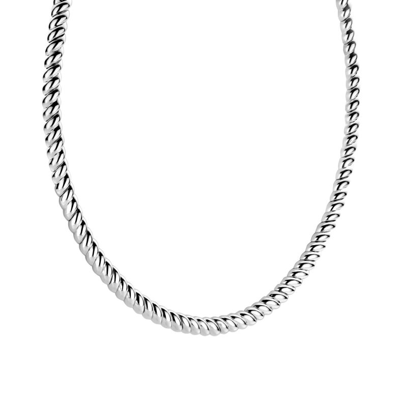 Ti Sento - Vintage Ribbed Necklace