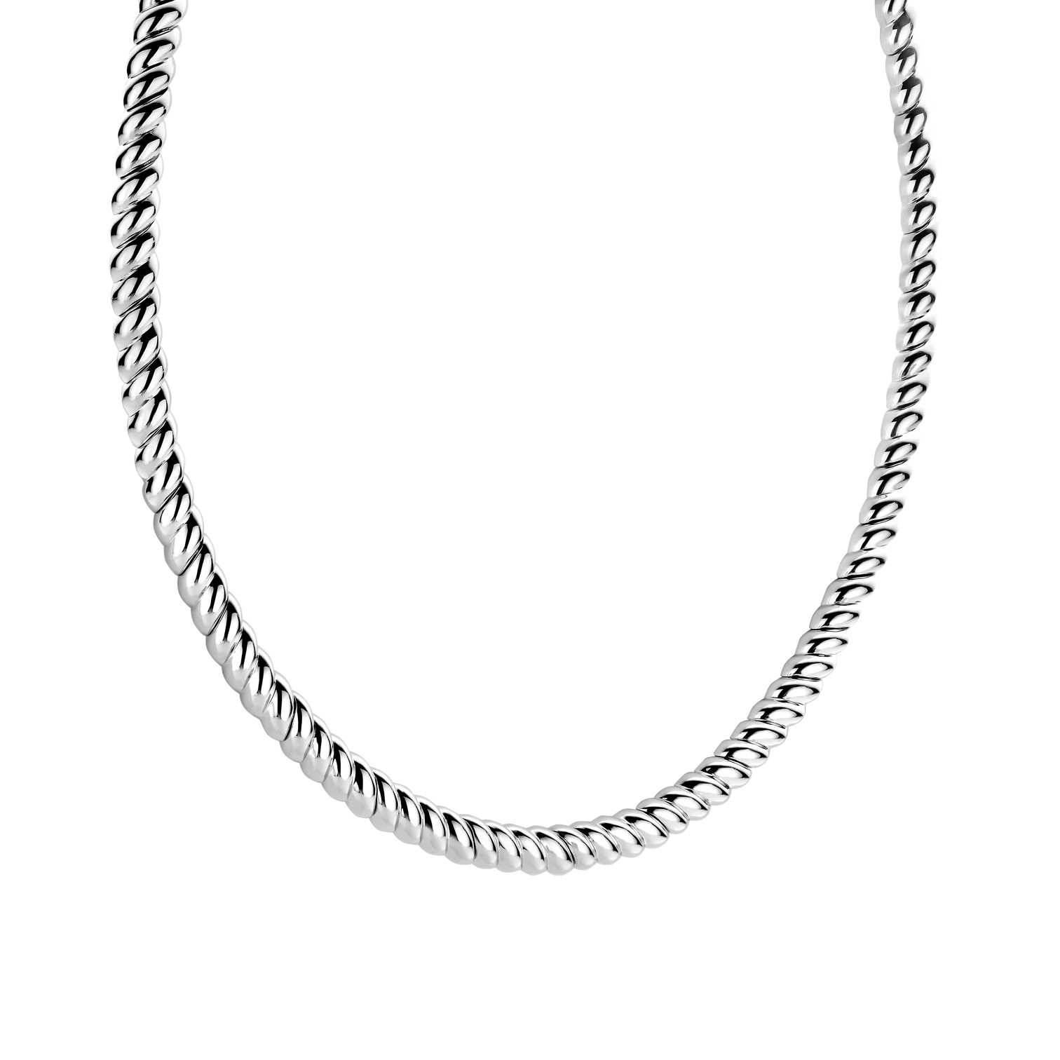Ti Sento - Vintage Ribbed Necklace