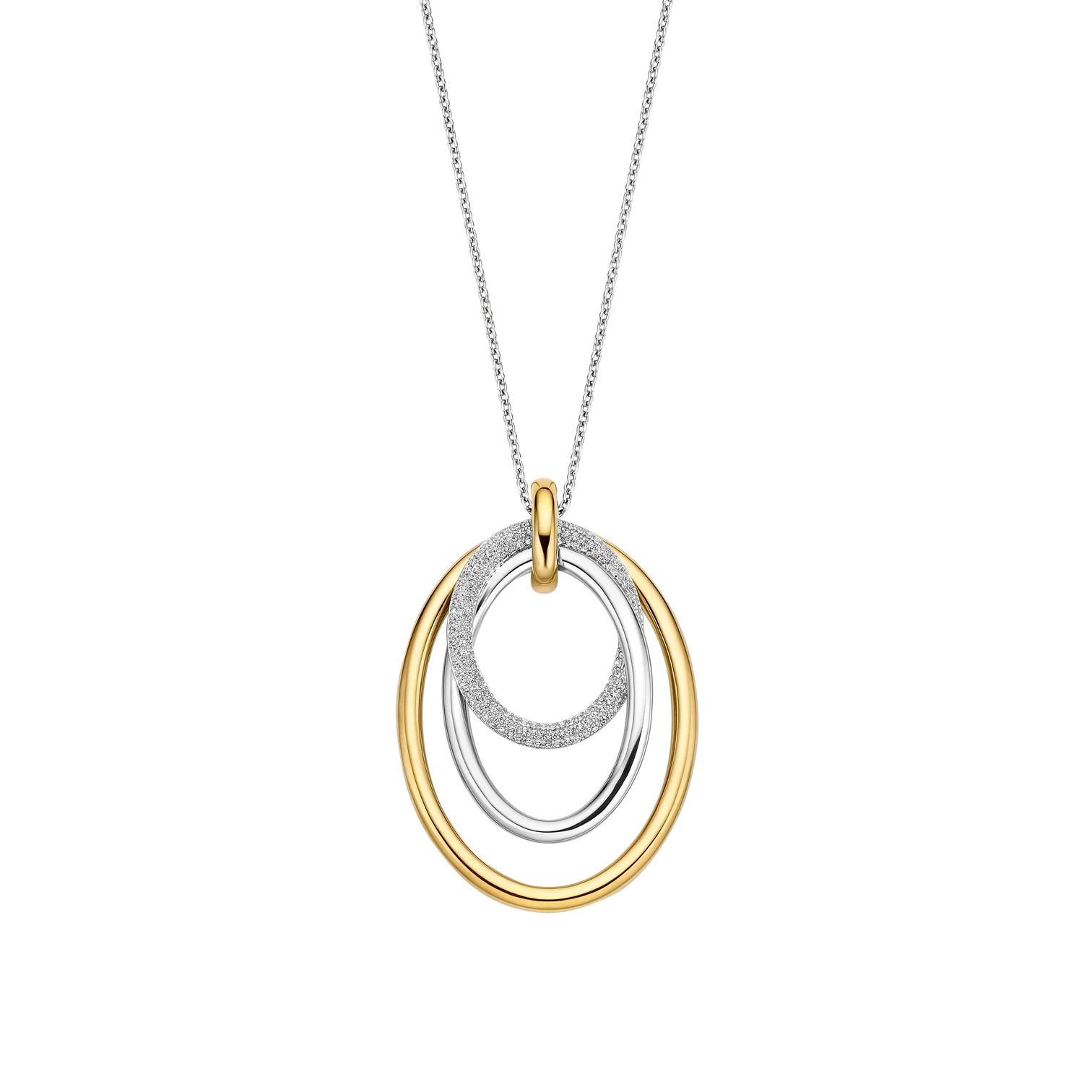 Ti Sento - Layered Structure Necklace