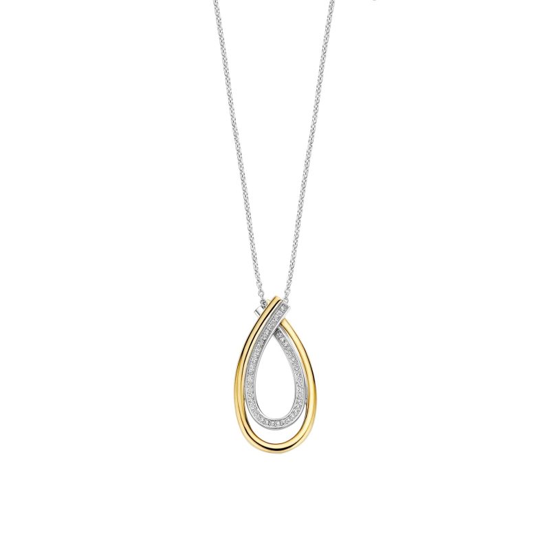 Ti Sento - Organic Zirconia Necklace