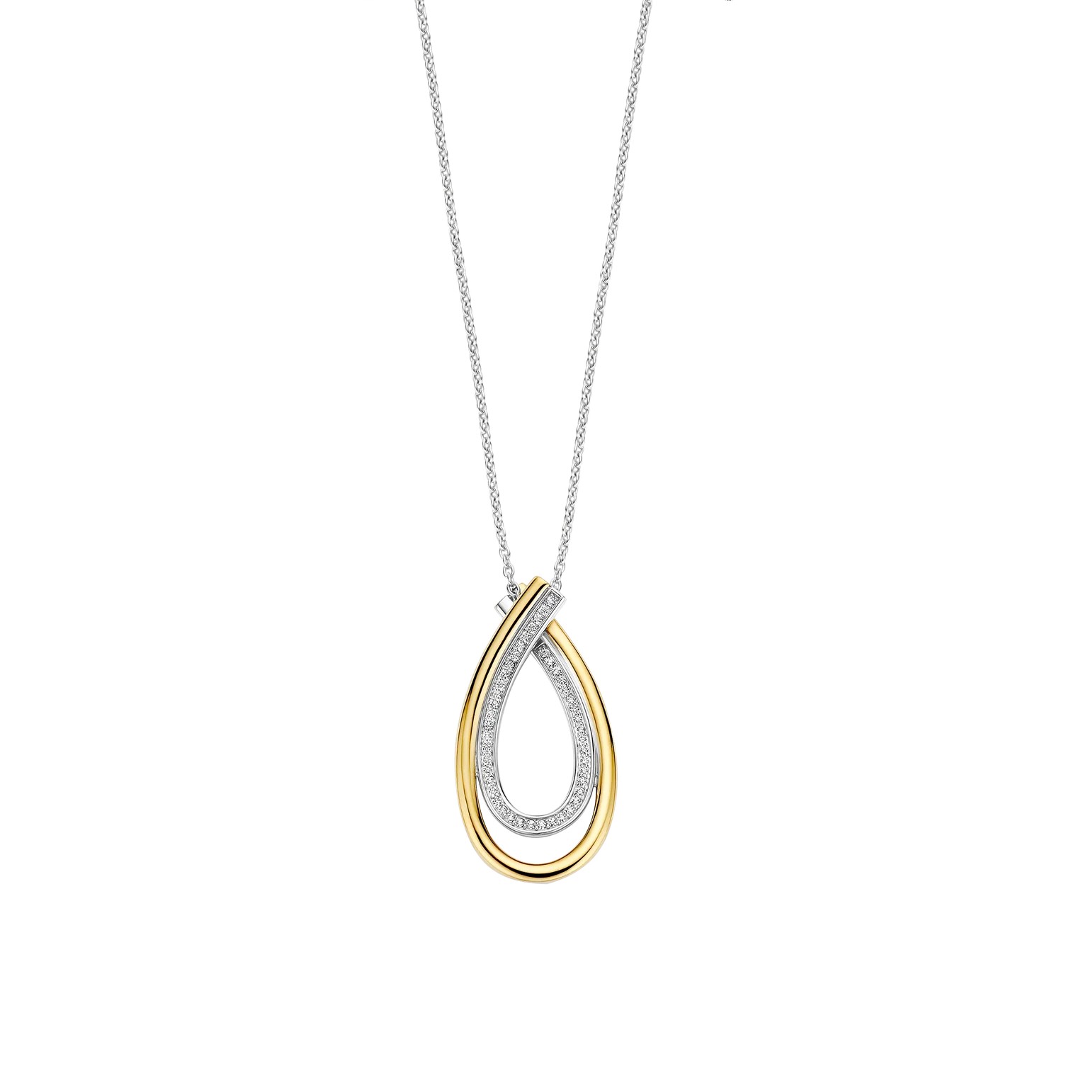 Ti Sento - Organic Zirconia Necklace