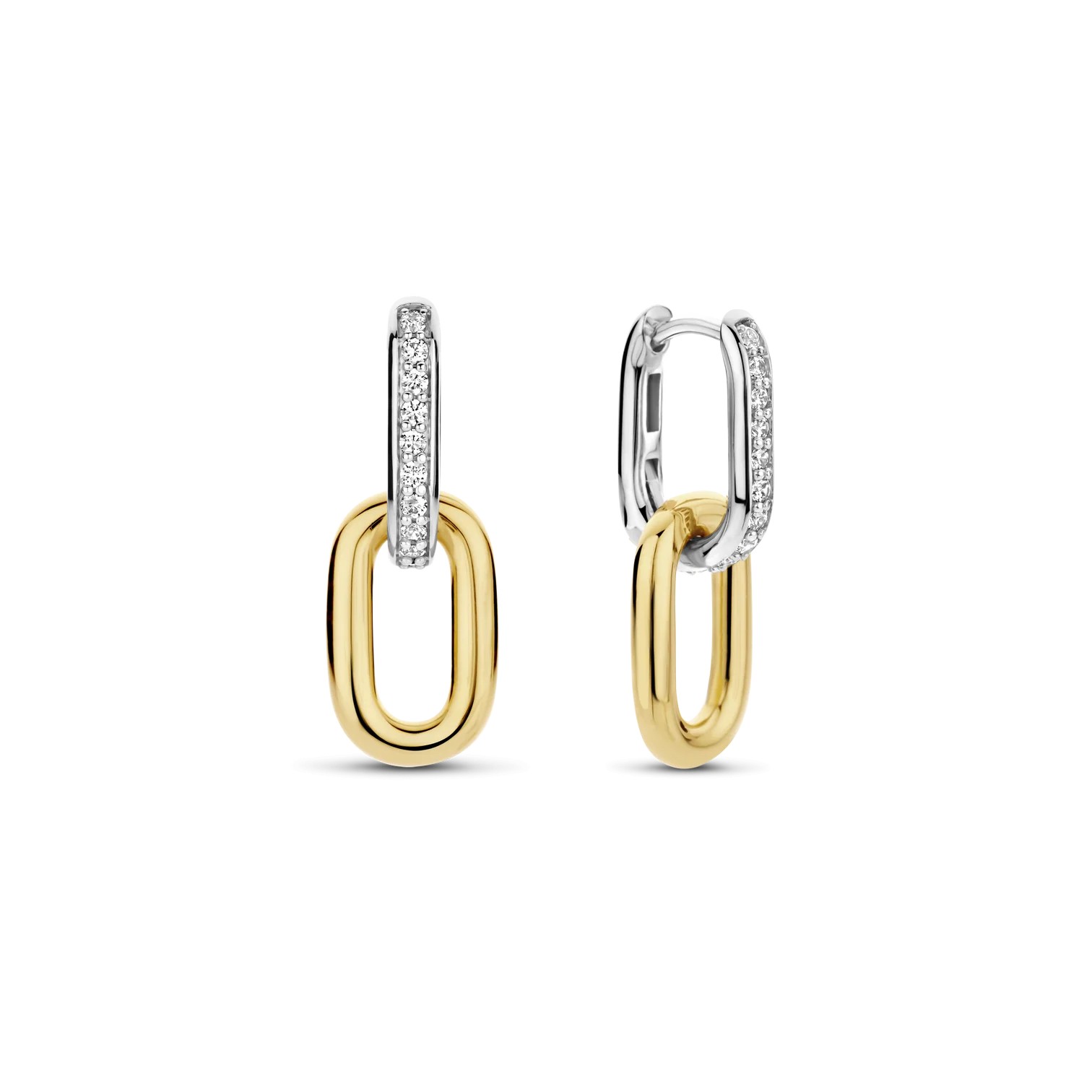 Ti Sento - Signature Zirconia Chain Hoops