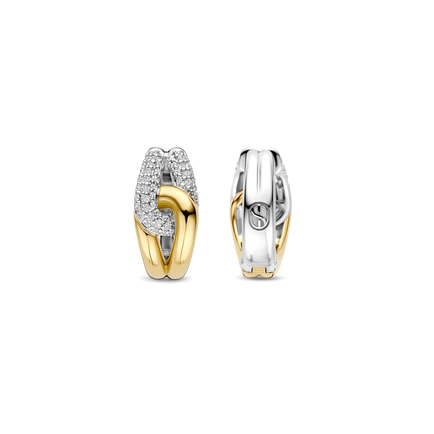 Ti Sento - Connected Zirconia Hoops