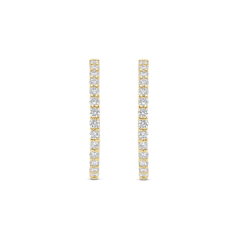 Ti Sento - Tennis Oversized Hoops 25,5mm