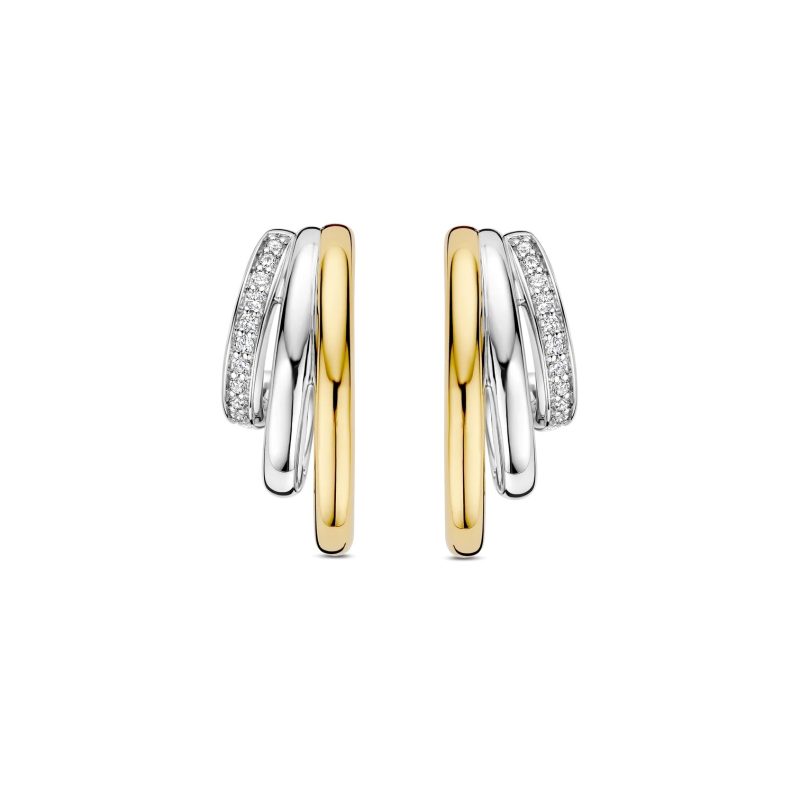 Ti Sento - Zirconia Structure Earrings