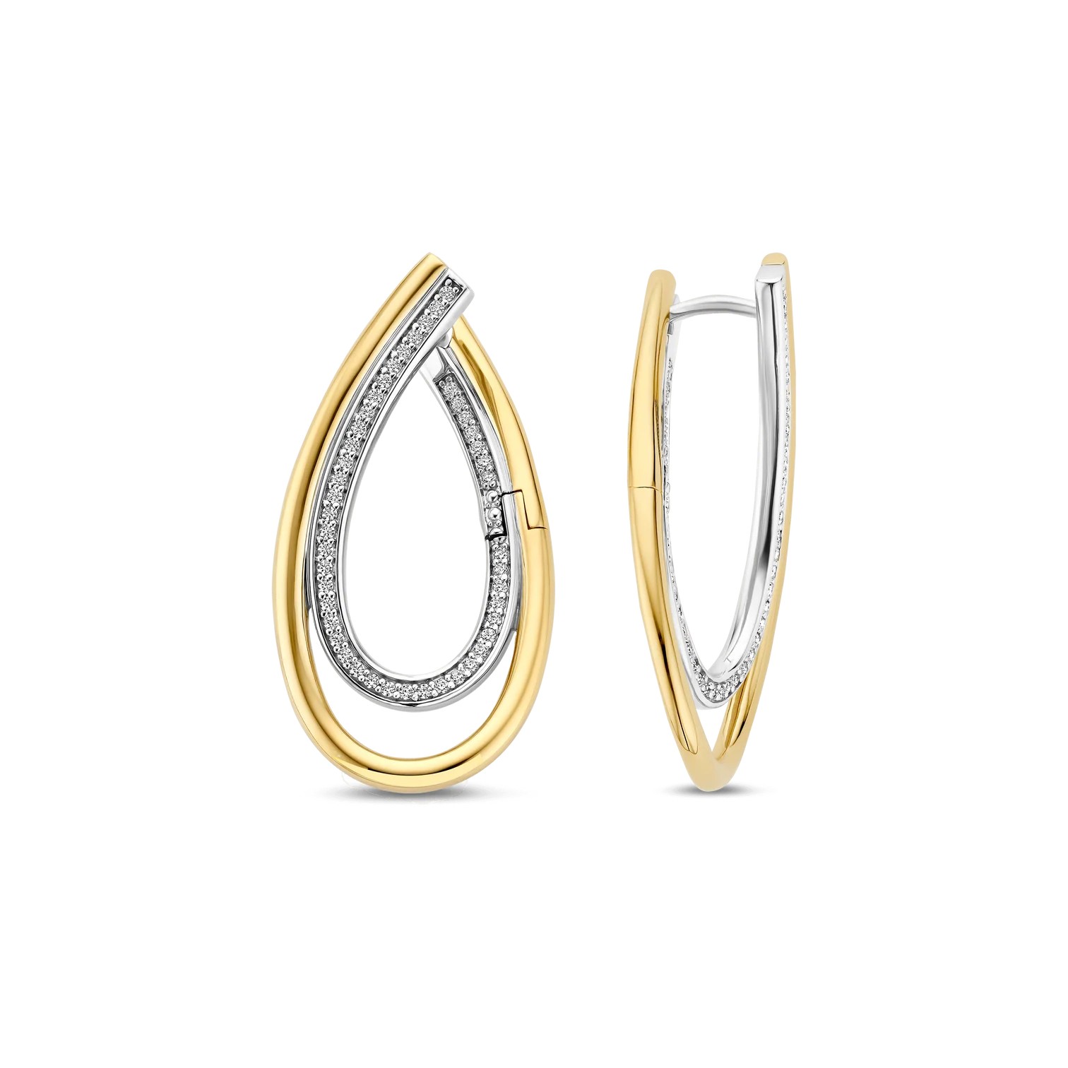 Ti Sento - Organic Zirconia Earrings