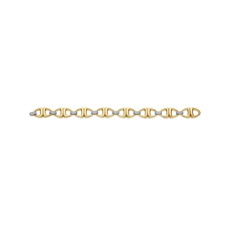 Ti Sento - Connected Triangle Vintage Chain Bracelet