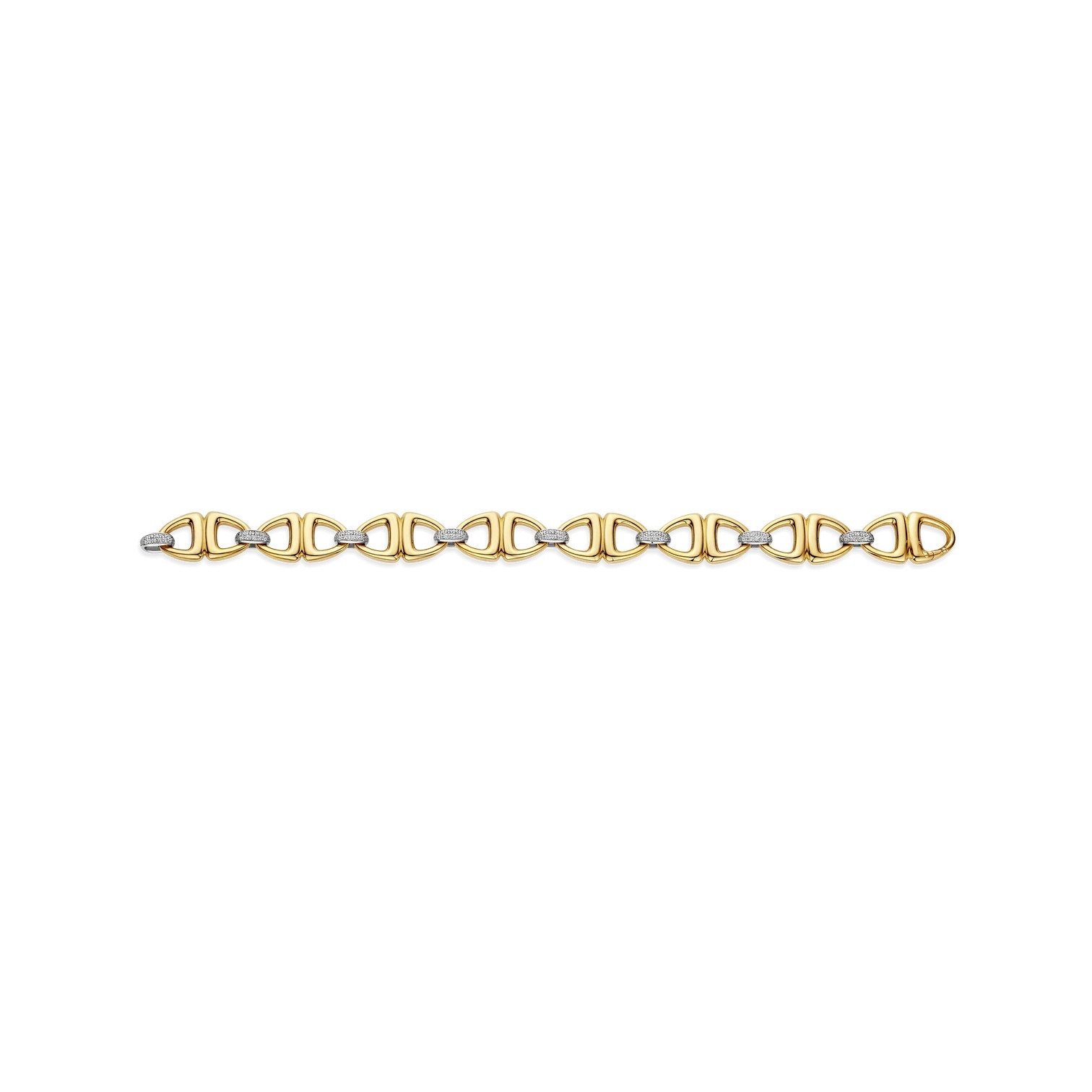 Ti Sento - Connected Triangle Vintage Chain Bracelet
