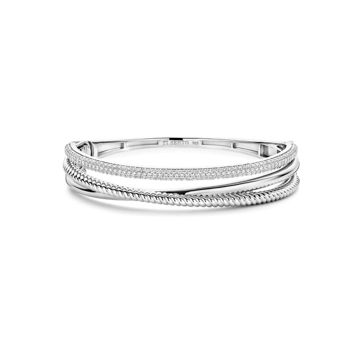 Ti Sento - Zirconia Structure Bangle