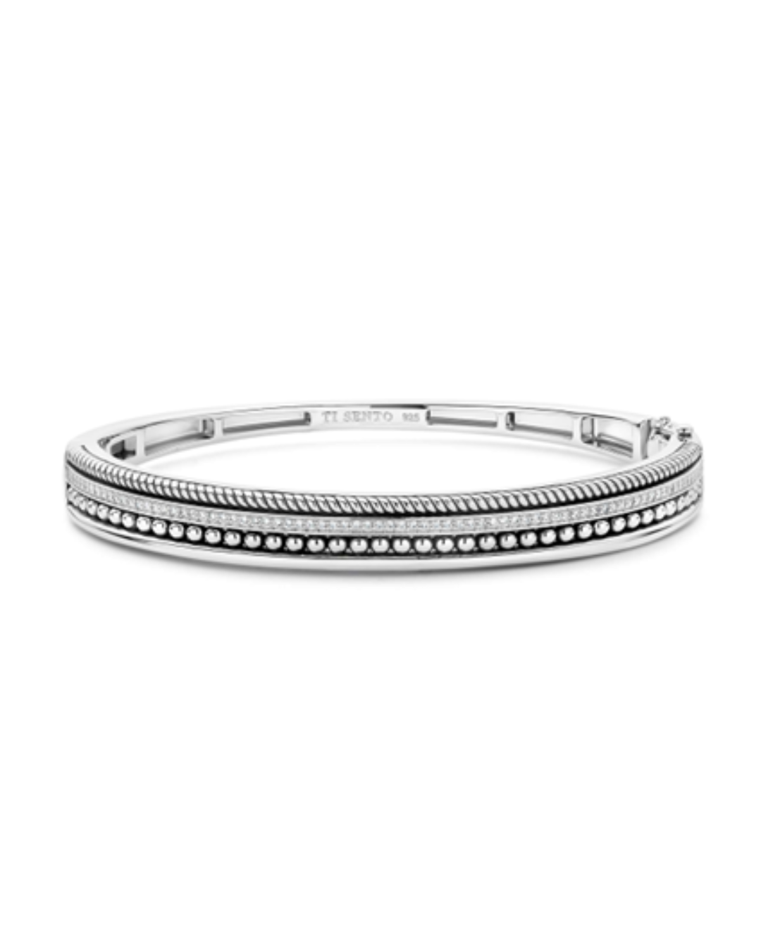 Ti Sento - Structure Bangle Silver