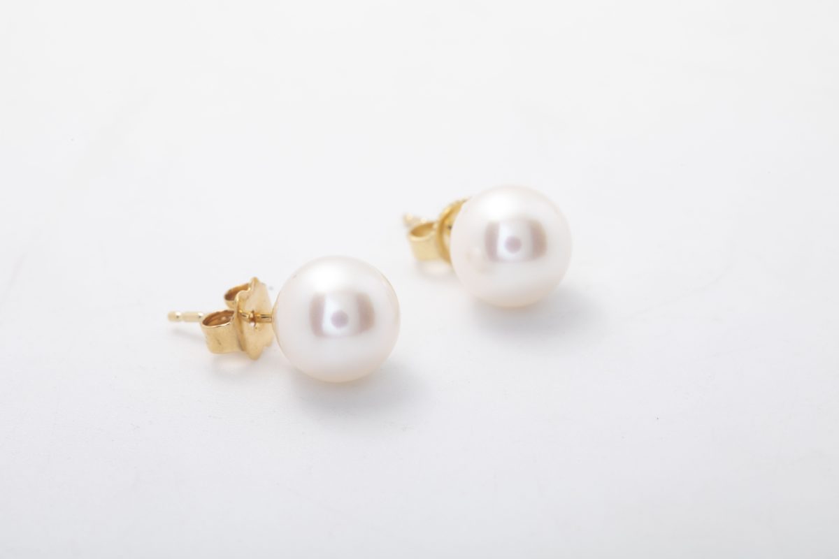 PAR DE ARETES PERLAS