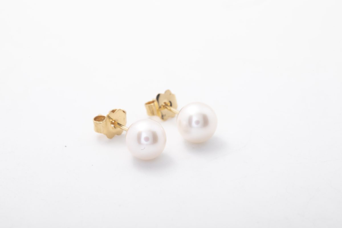 PAR DE ARETES PERLAS