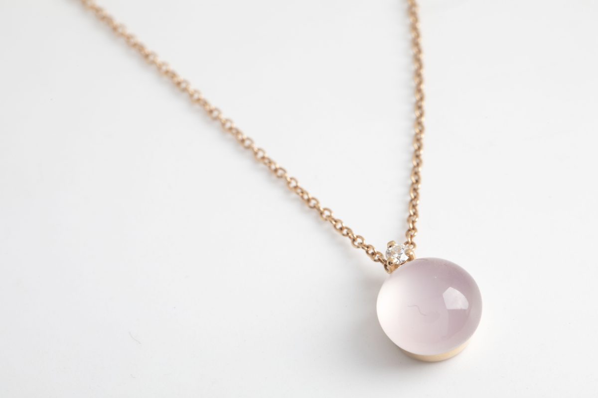 Collar Moraglione en oro rosado