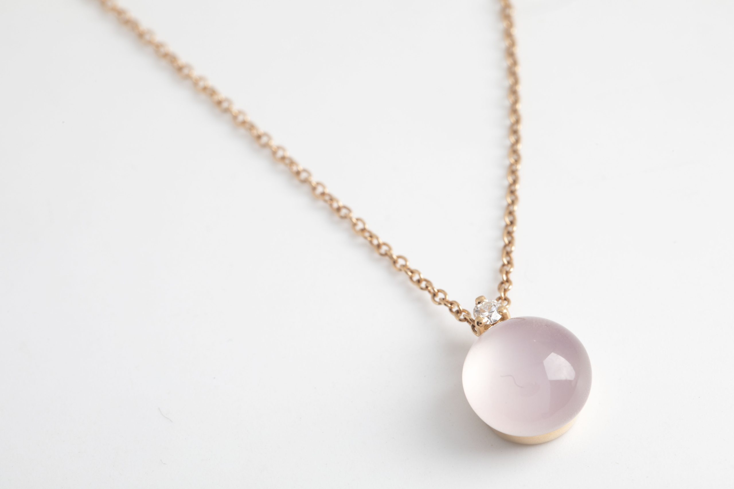Collar Moraglione en oro rosado