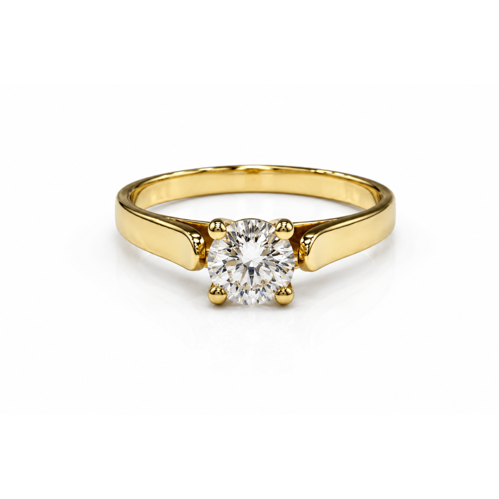 Anillo de compromiso con diamante 0.70Ct