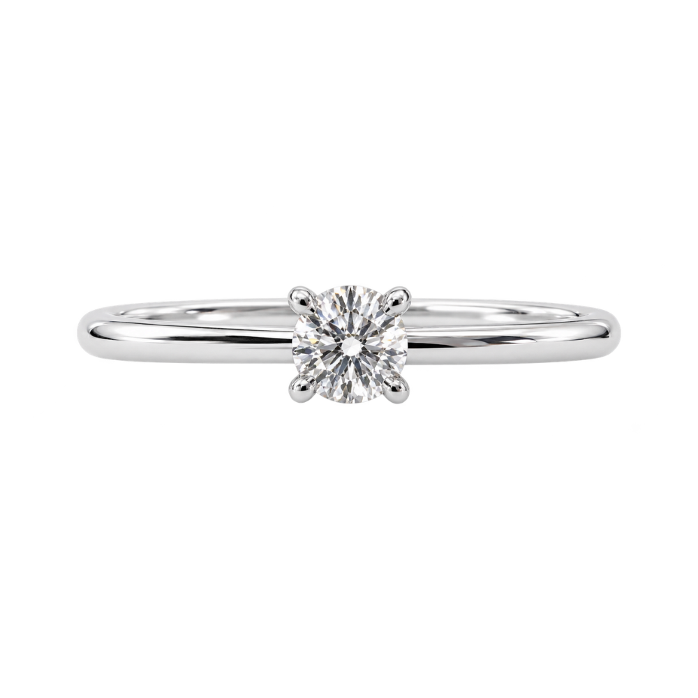 Anillo de compromiso con brillante 0.36ct.