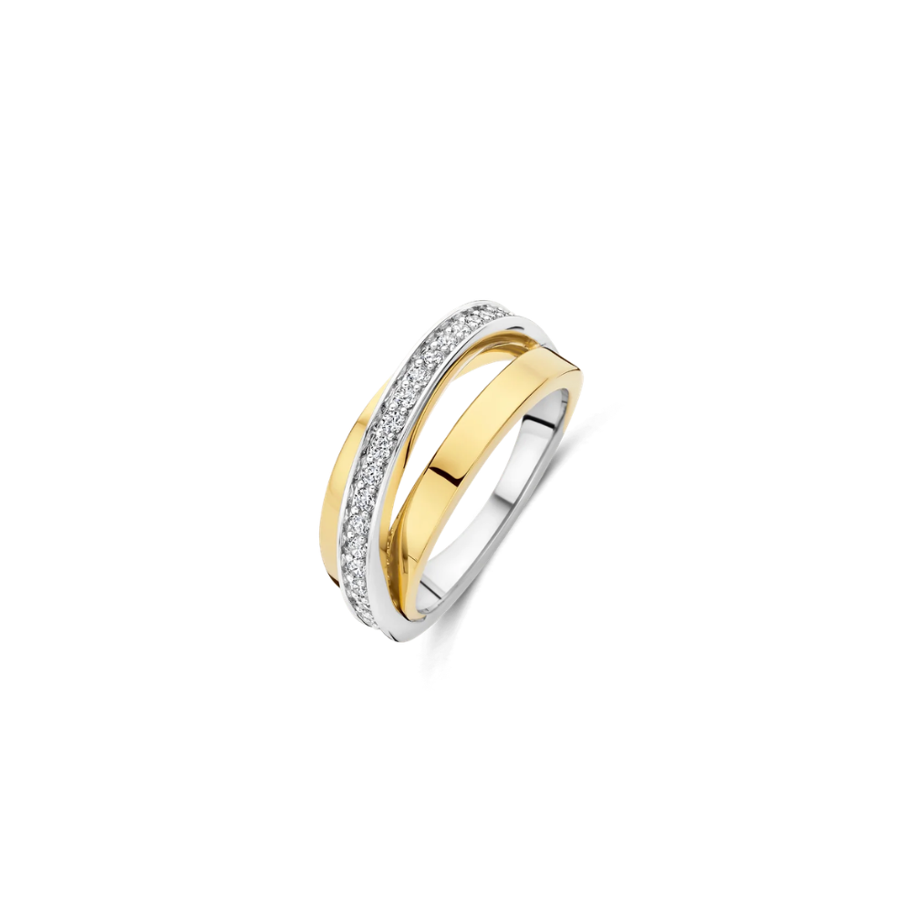 Ti Sento - Zirconia Crossover Ring