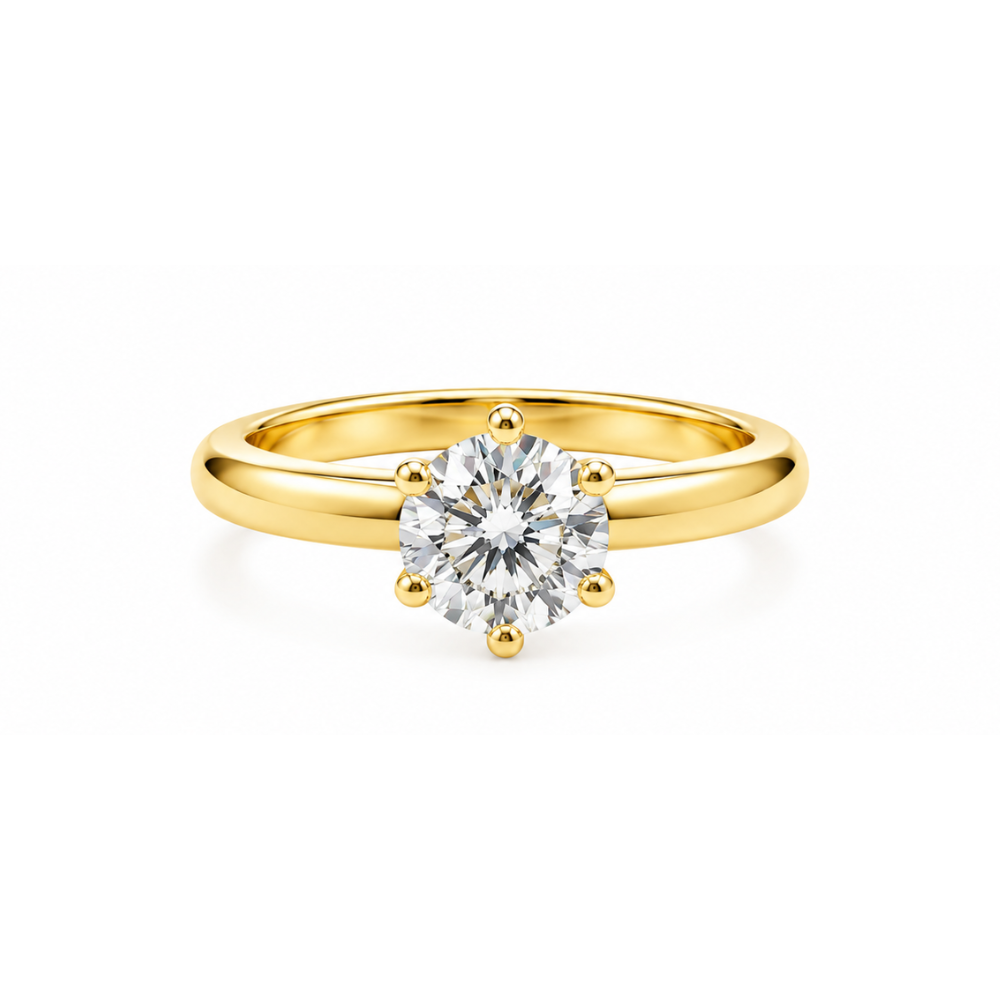 Anillo de compromiso con diamante 1.01ct