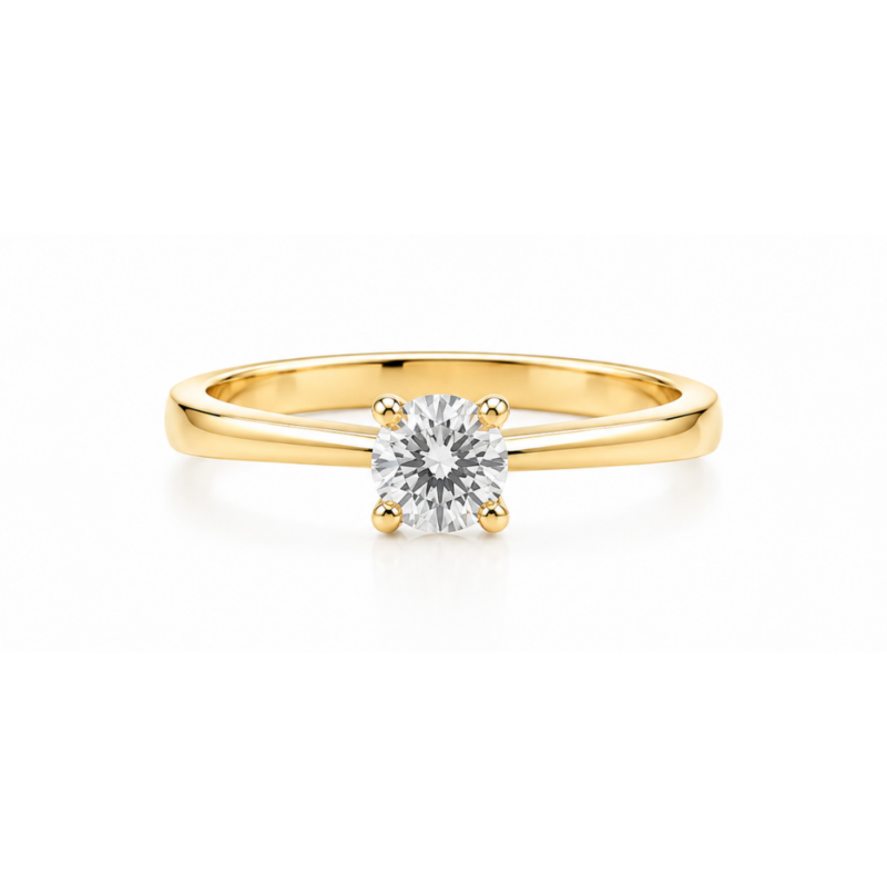 Anillo de compromiso con diamante 0.25ct