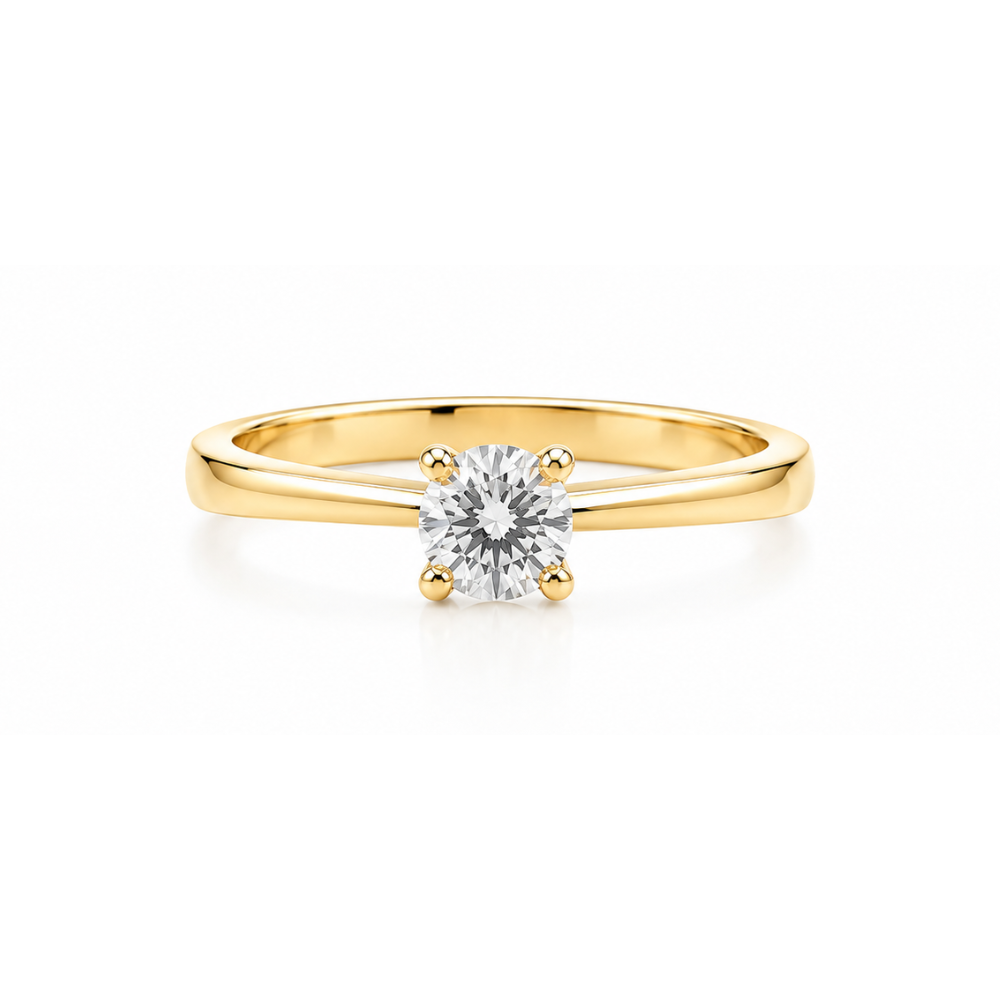 Anillo de compromiso con diamante 0.25ct