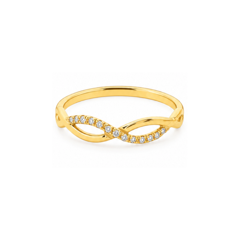 Anillo de promesa con brillantes
