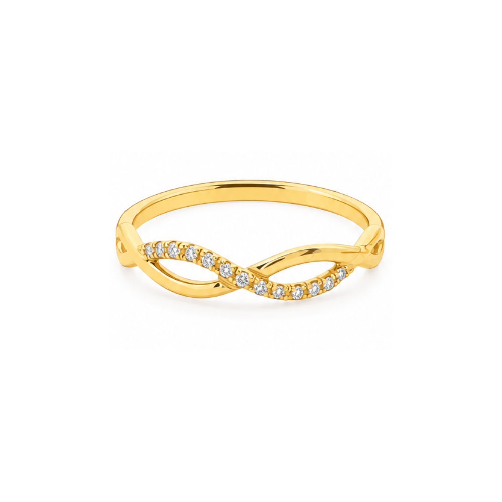 Anillo de promesa con brillantes