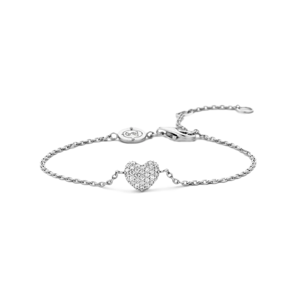 Ti Sento - Zirconia Heart Bracelet
